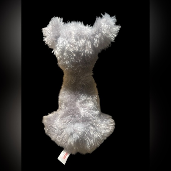 Gund Schnauzer Terrier Gray Dog BENTLEY 11 IN Stuffed Plush Toy 6047605 - Picture 4 of 7